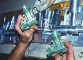 Jett Engine wax crankcase molds
